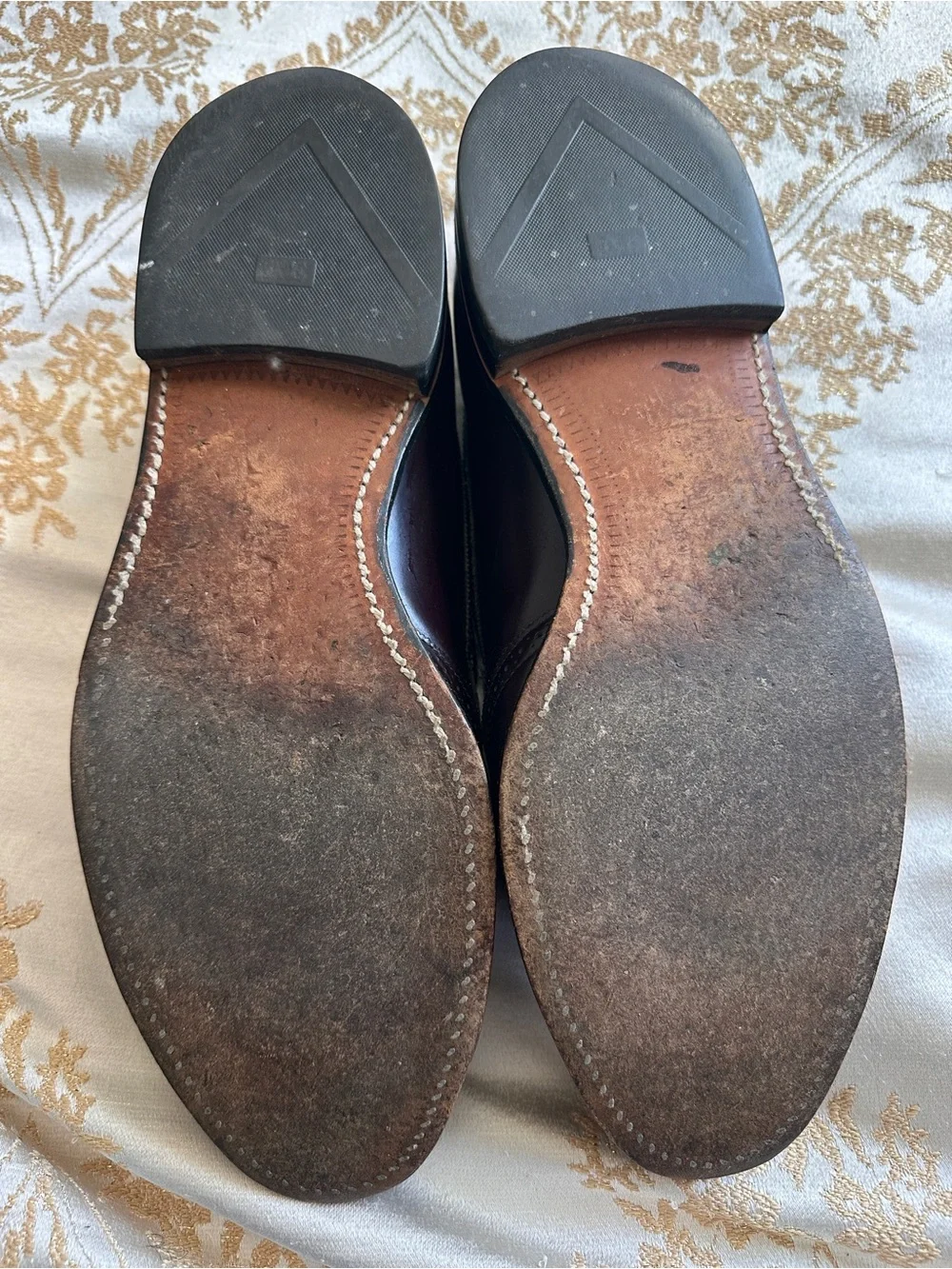 Allen Edmonds Bridgeton Tassel Loafers Burgundy Leather Men’s 11 USA Dress Shoes